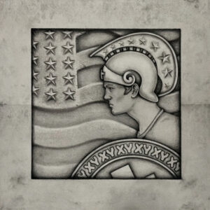 Christian American wall art print made of quality materials.