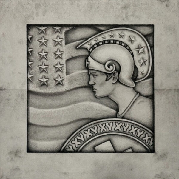 Christian American wall art print made of quality materials.
