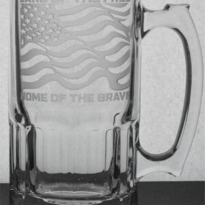 34 oz. Land of the Free Beer Mug.