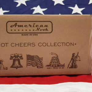 Patriotic 6 piece box set of shatterproof dishwasher safe drinkware.