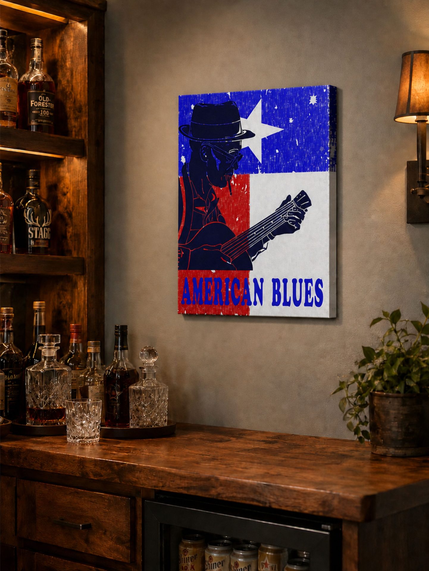 American Blues Art.