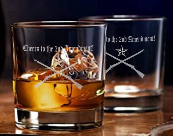 2nd Amendment Rocks Glasses