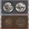 Indian Head Coin Wall Art