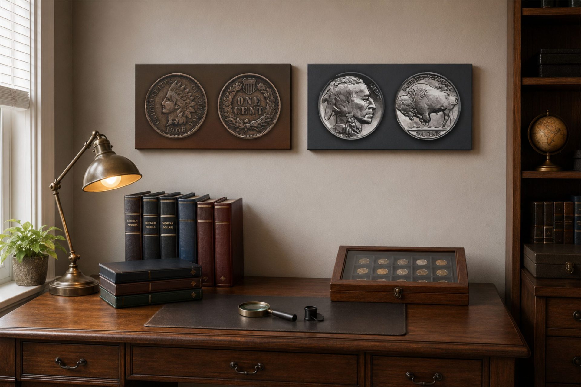 Coin Collectors Wall Art Set