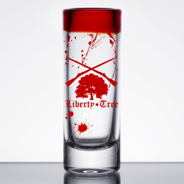 Liberty Tree 3 oz. shooter glasses.