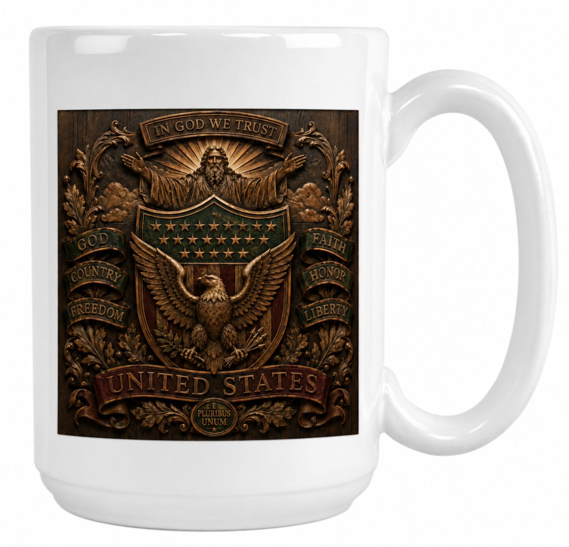 God & Country Coffee Mug.